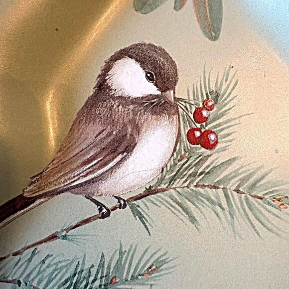 Pfaltzgraff Winterwood 10.5 X 8.5 Tree Shaped Serving Tray Platter Christmas - Picture 2 of 4